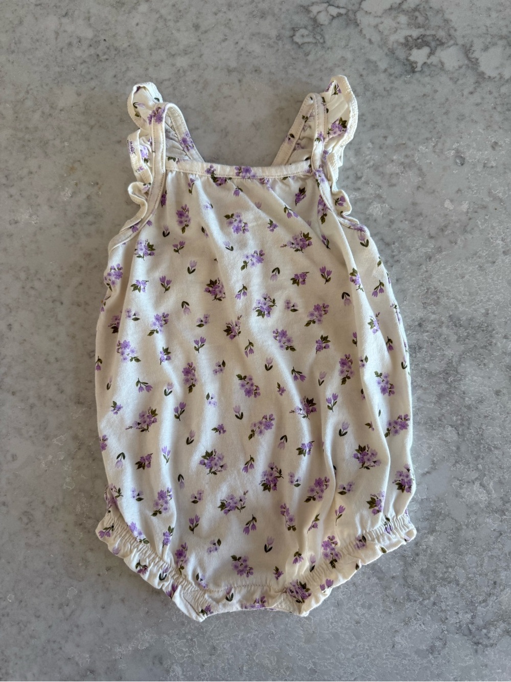 Old Navy | Girls Cream Floral Romper